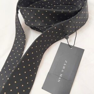 Zara Gold Star Neck Tie